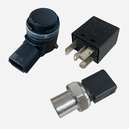 Sensors, relays, control units
